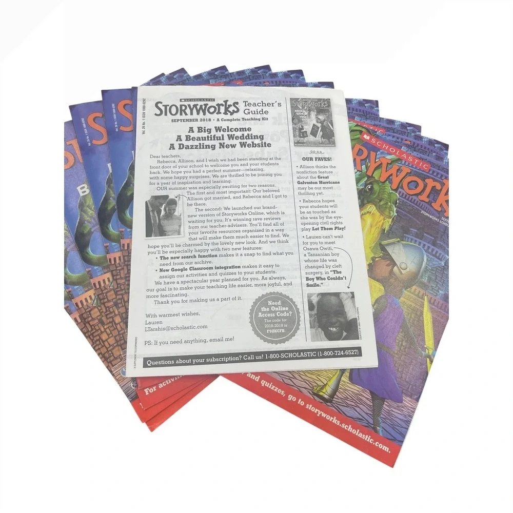 Scholastic Storyworks Complete‎ Teaching Kit Sept 2018 11 Student Magazines